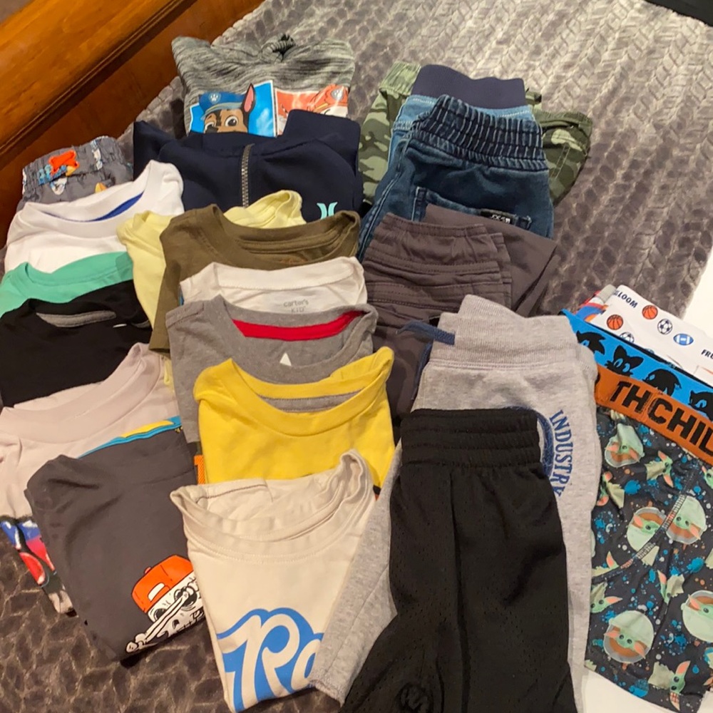 Pack of boys clothes. Size 4/5/6